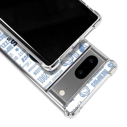 NBA Memphis Grizzlies Historic Blast Google Pixel 7a Clear Case